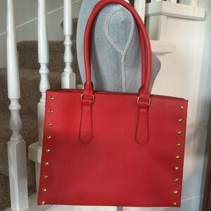 Nwot. Elizabeth Arden Red /gold tote